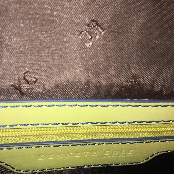 Vintage 80s Kenneth Cole New York Leather Clutch - Picture 5 of 8